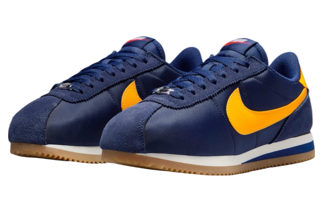 Nike Cortez Textile Michigan Midnight Navy / University Gold