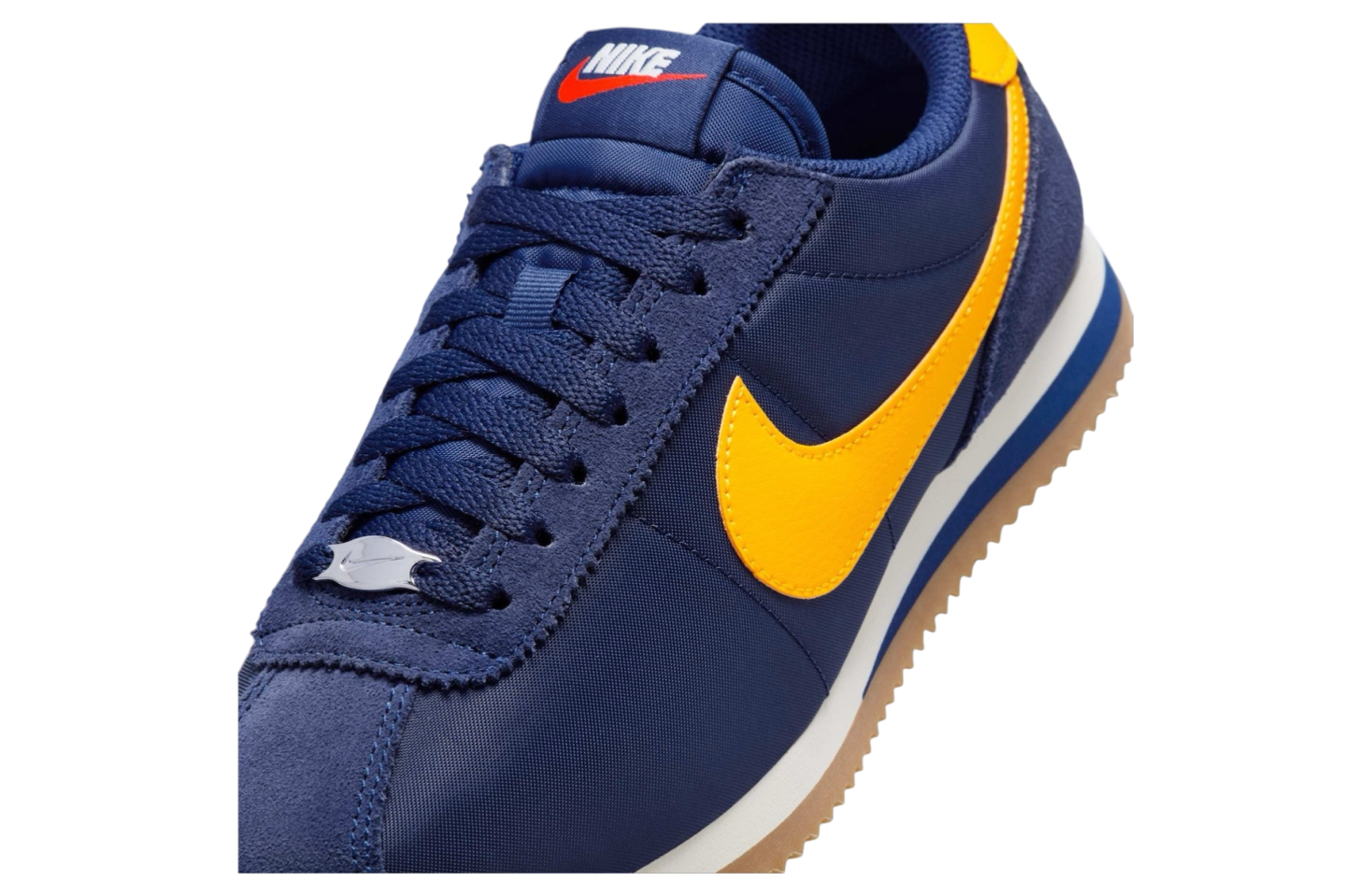 Nike Cortez Textile Michigan Midnight Navy University Gold