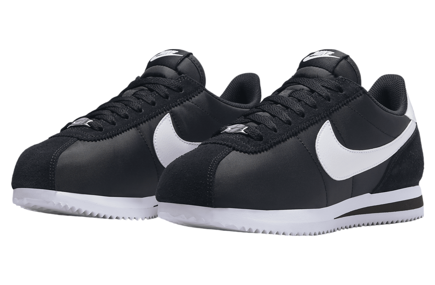 Cortez black white nylon best sale