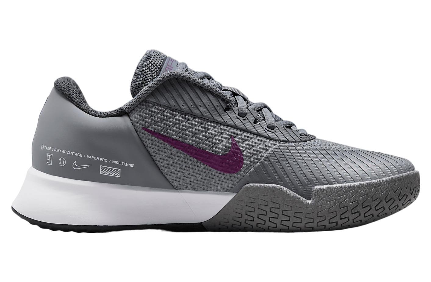 Nike Court Air Zoom Vapor Pro 2 Smoke Grey / Dark Smoke Grey (Hard Court)