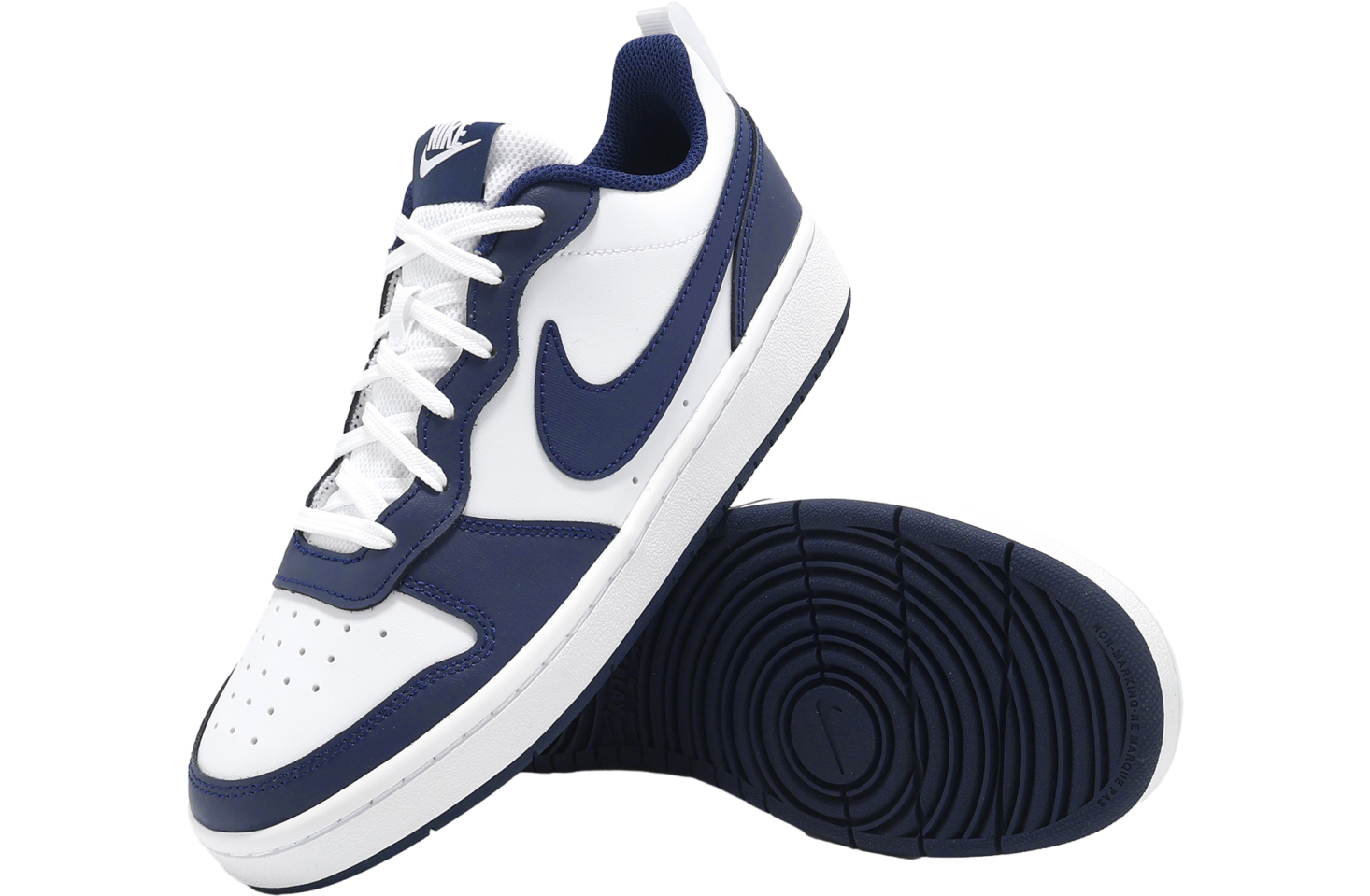 Nike Court Borough Low 2 Gs White / Blue Void
