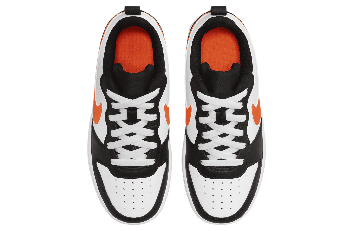 Nike Court Borough Low 2 GS White Total Orange