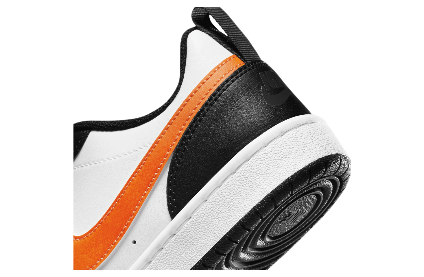 Nike Court Borough Low 2 GS White Total Orange