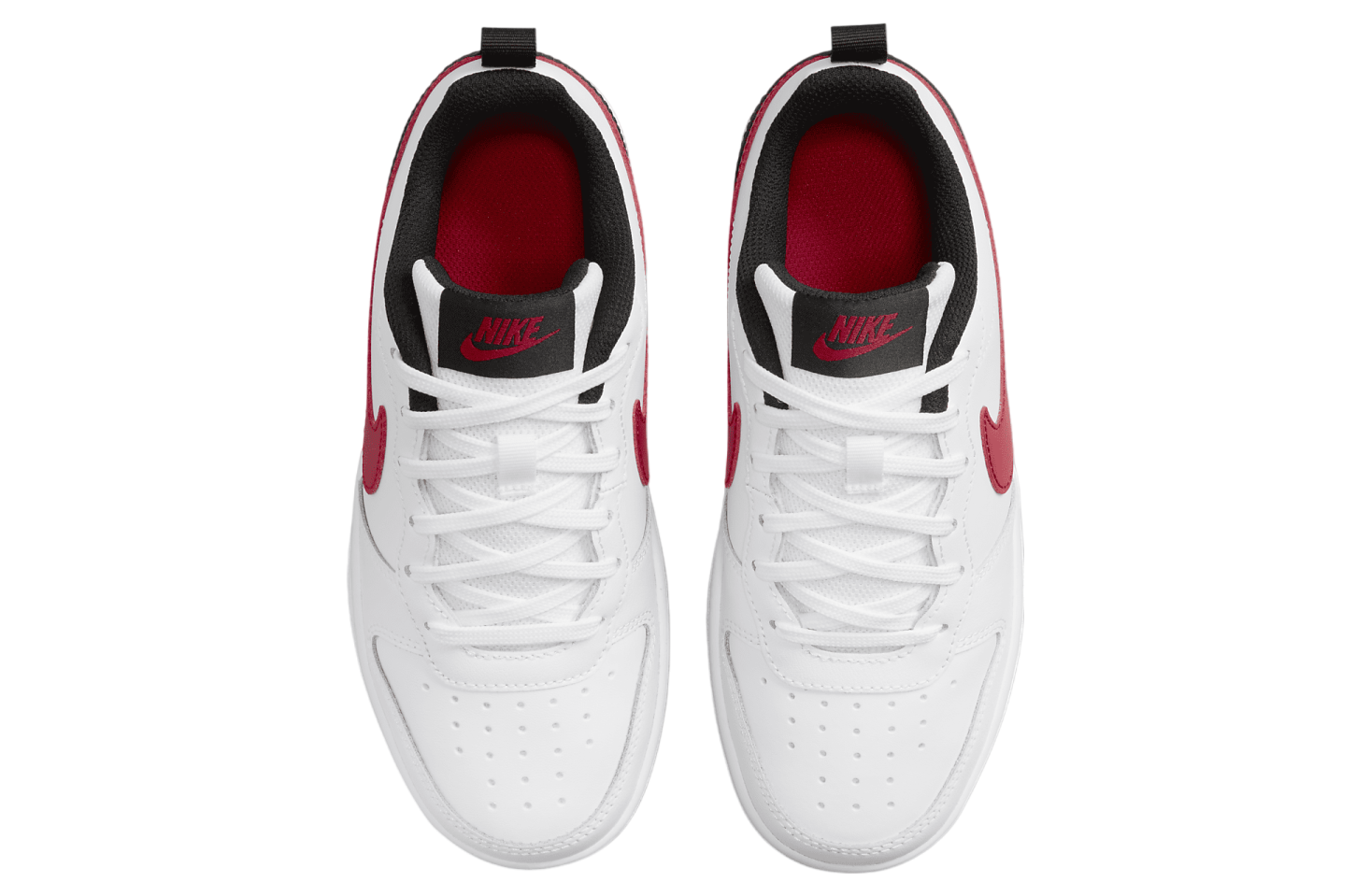 Nike Court Borough Low 2 GS White University Red