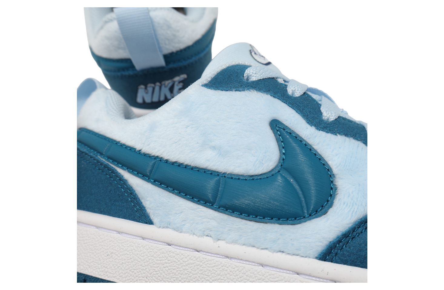 Nike Court Borough Low Rcrft Bg Gs Celestine Blue / Green Abyss