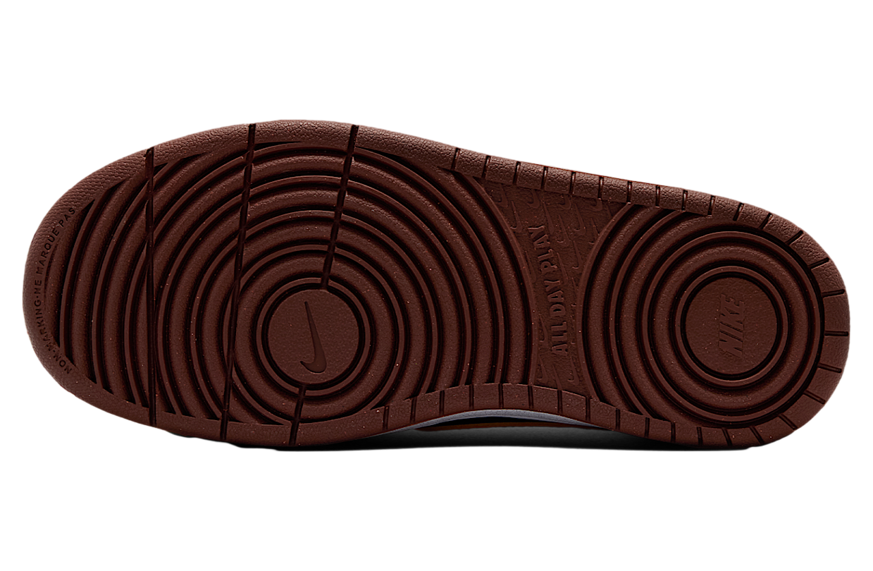 Nike Court Borough Low Recraft GS Black / Red Sepia