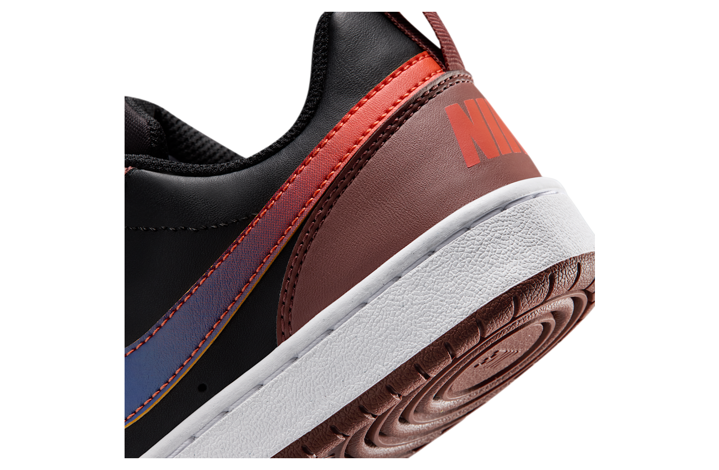 Nike Court Borough Low Recraft GS Black / Red Sepia