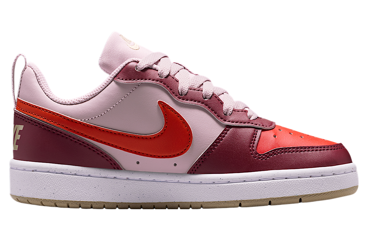 Nike Court Borough Low Recraft Gs Particle Rose / Dark Team Red