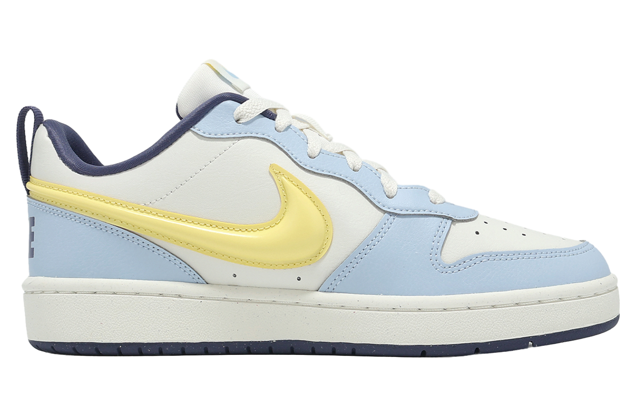 Nike Court Borough Low Recraft GS Sail / Soft Yellow