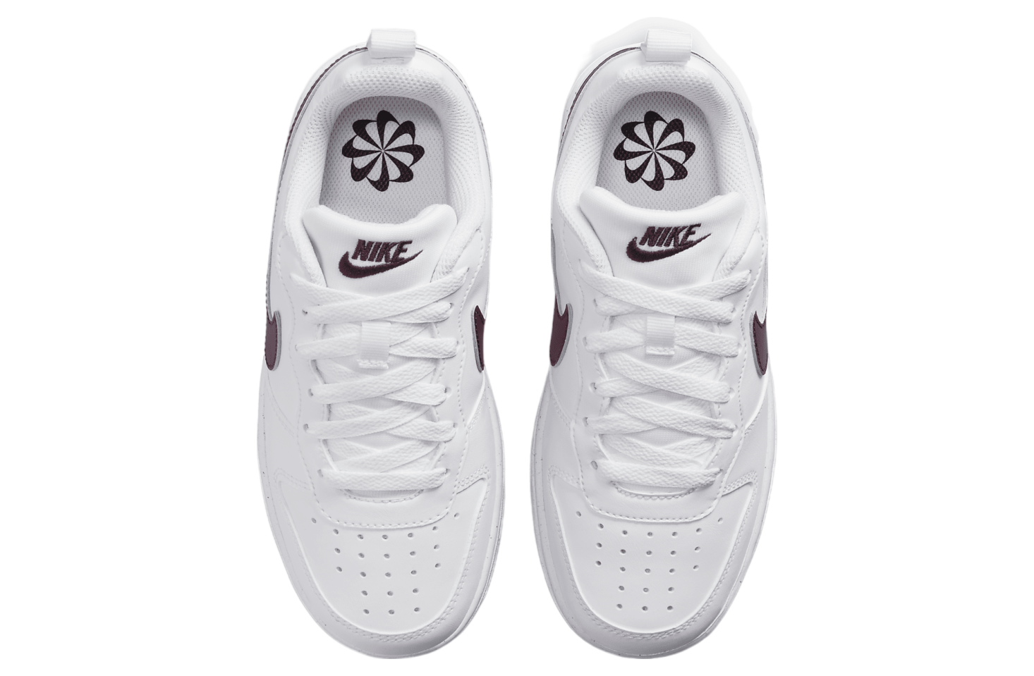 Nike Court Borough Low Recraft GS White / Burgundy Crush