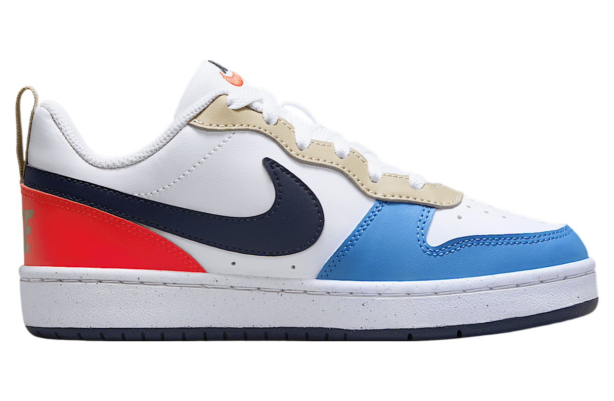 Nike Court Borough Low Recraft GS White / Light Crimson