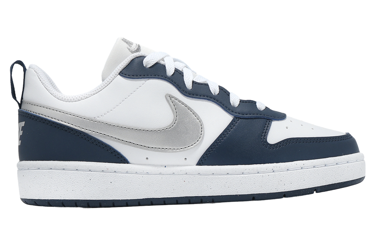Nike Court Borough Low Recraft GS White / Metallic Silver