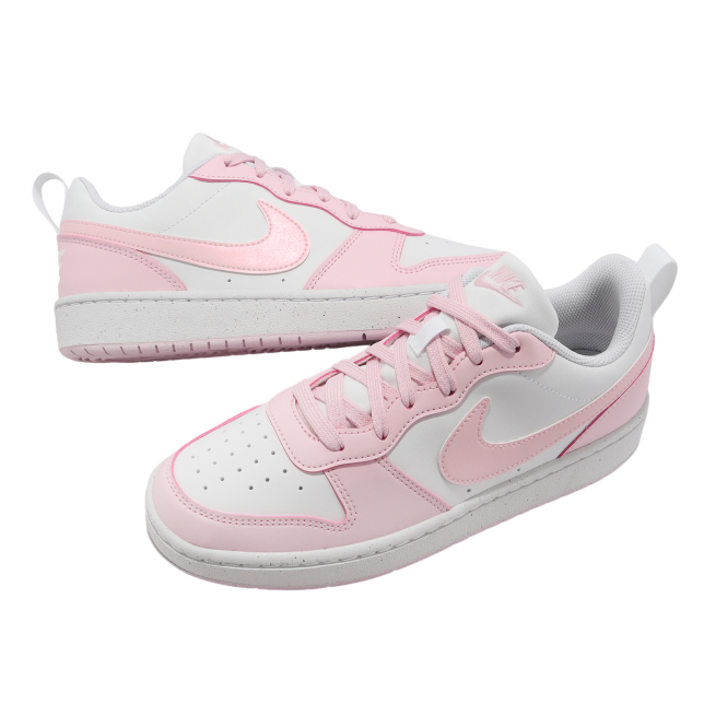 Nike Court Borough Low Recraft GS White / Pink Foam