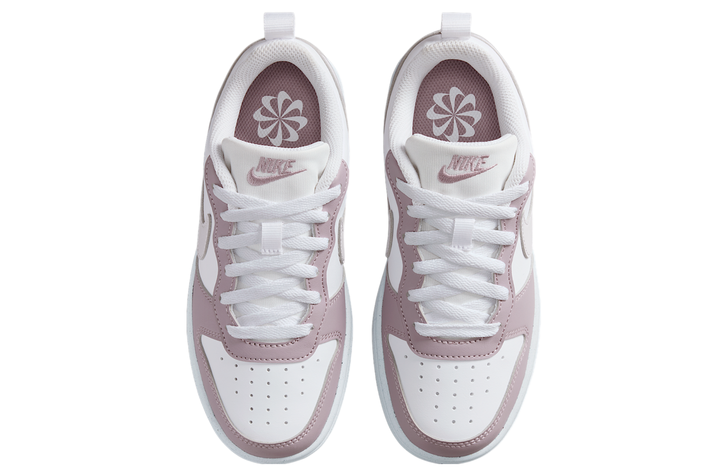 Nike Court Borough Low Recraft Gs White / Plum Fog