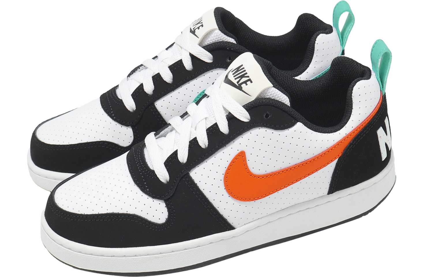 Nike Court Borough Low WMNS White / Safety Orange White
