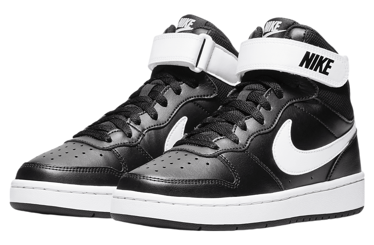 Nike Court Borough Mid 2 GS Black / White