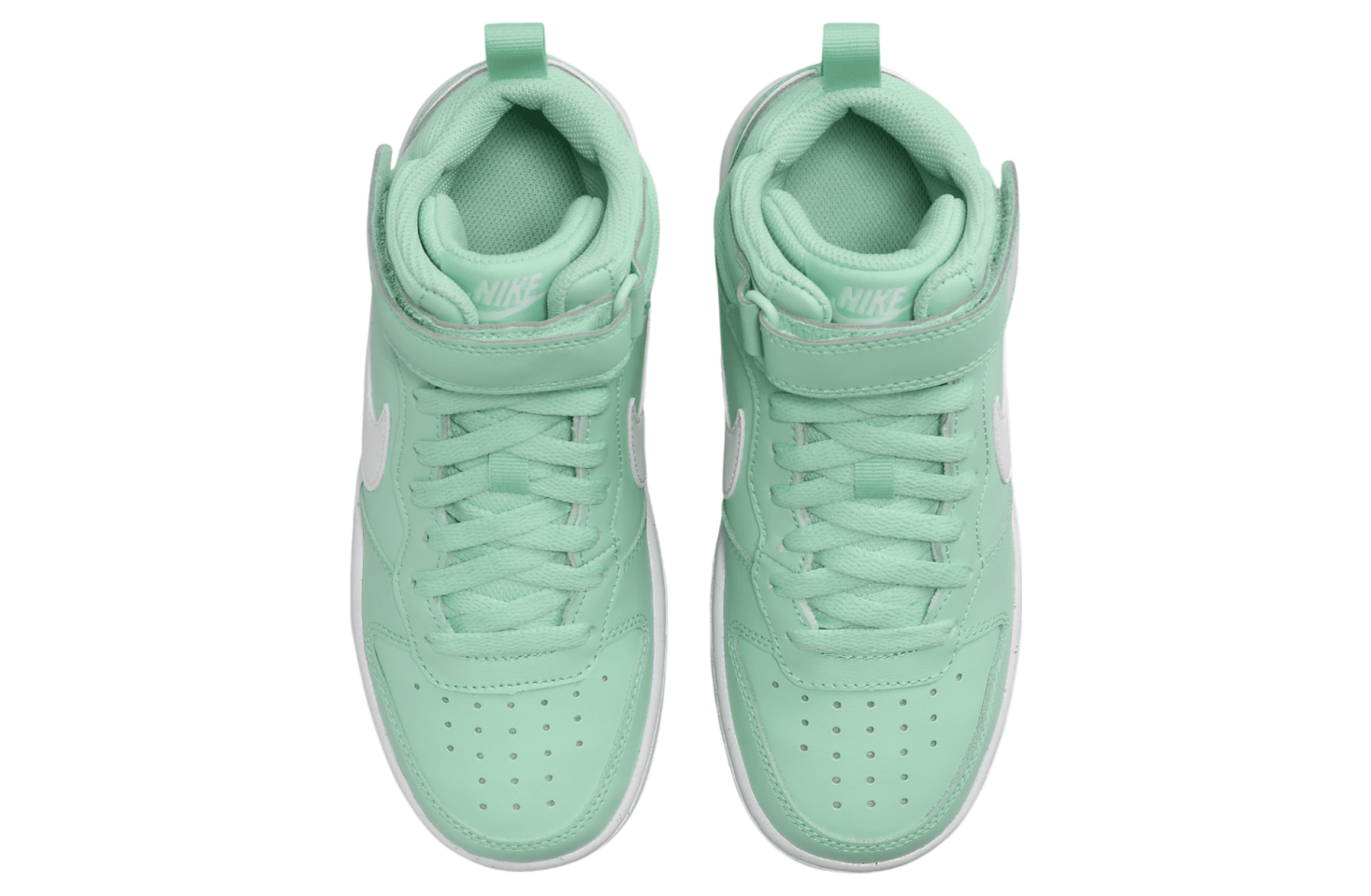 Nike Court Borough Mid 2 GS Emerald Rise / White