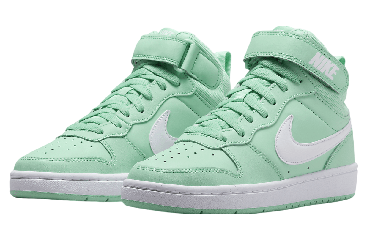 Nike Court Borough Mid 2 GS Emerald Rise / White