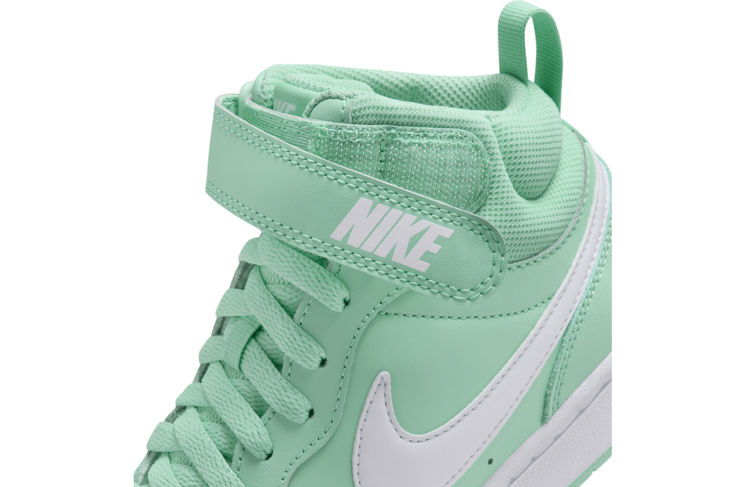 Nike Court Borough Mid 2 GS Emerald Rise / White