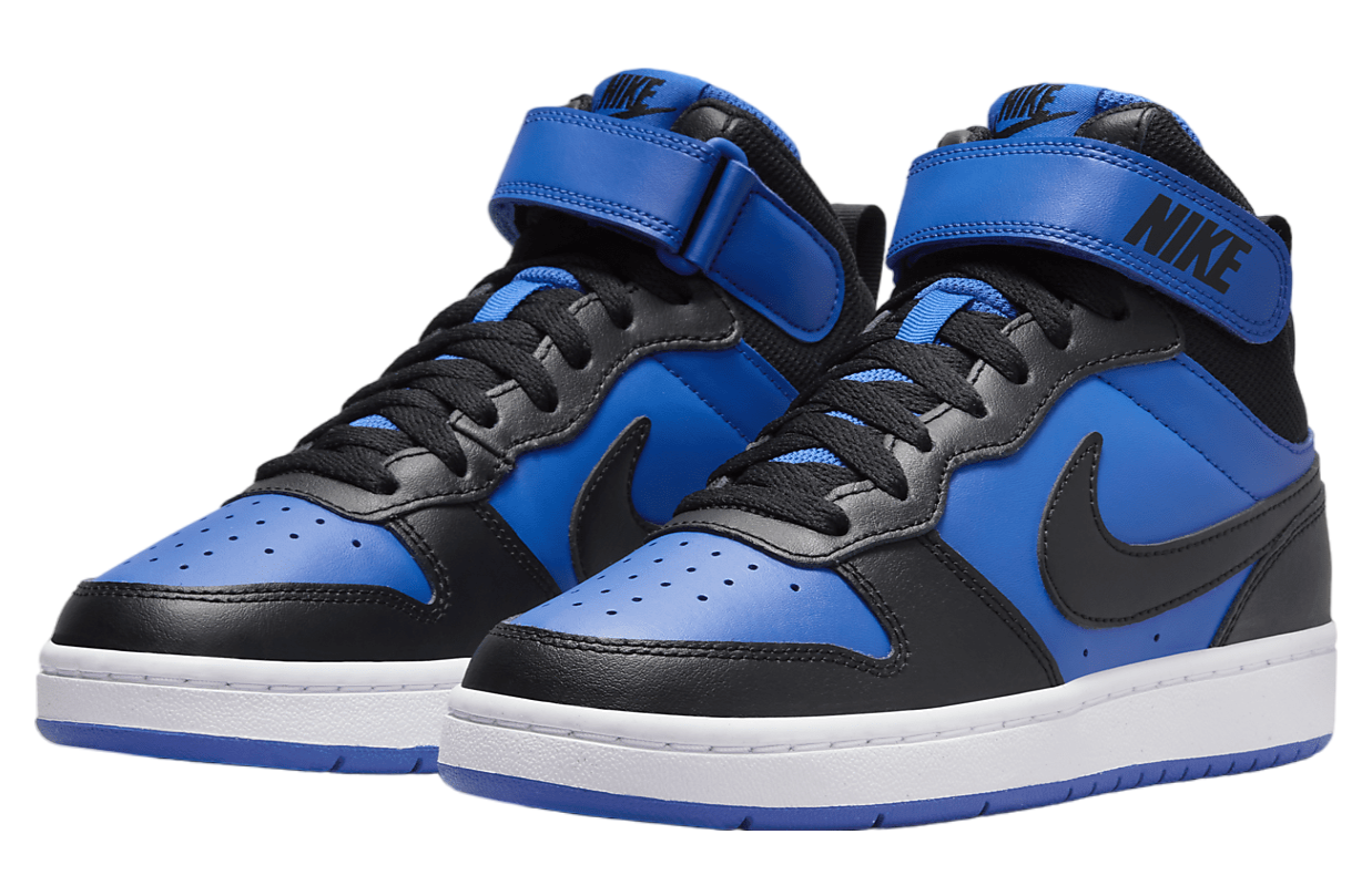 Nike Court Borough Mid 2 GS Game Royal / White