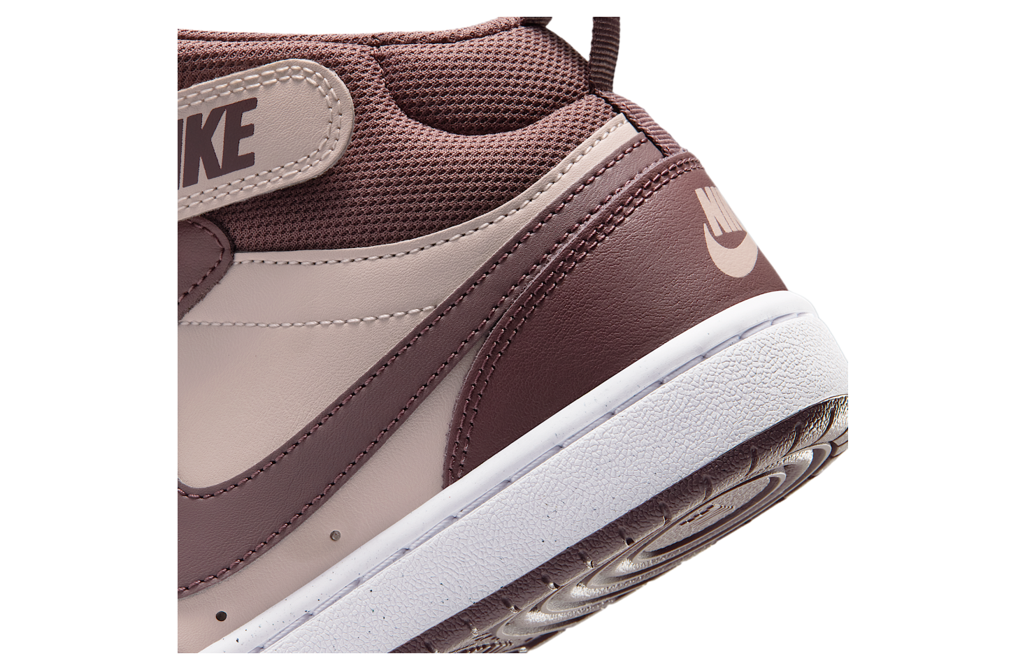 Nike Court Borough Mid 2 GS Silt Red / White