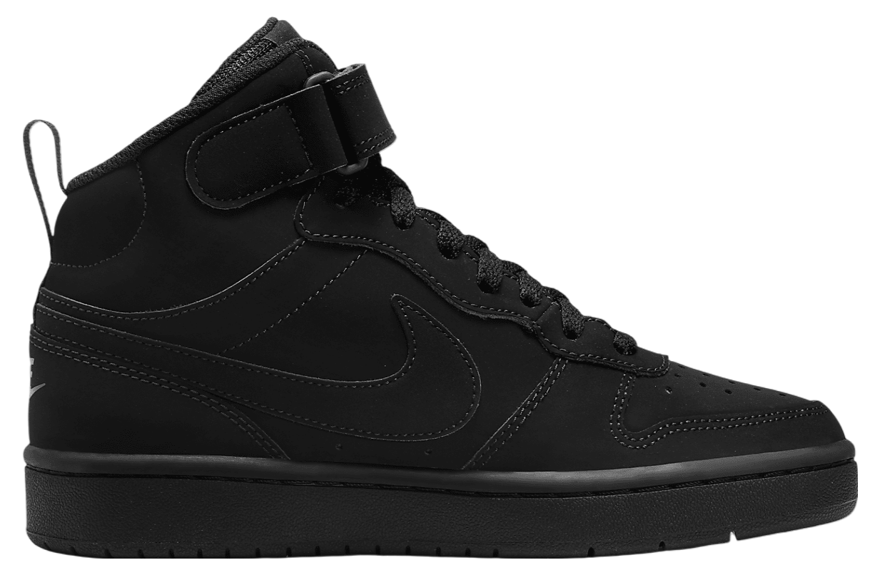 Nike Court Borough Mid 2 GS Triple Black