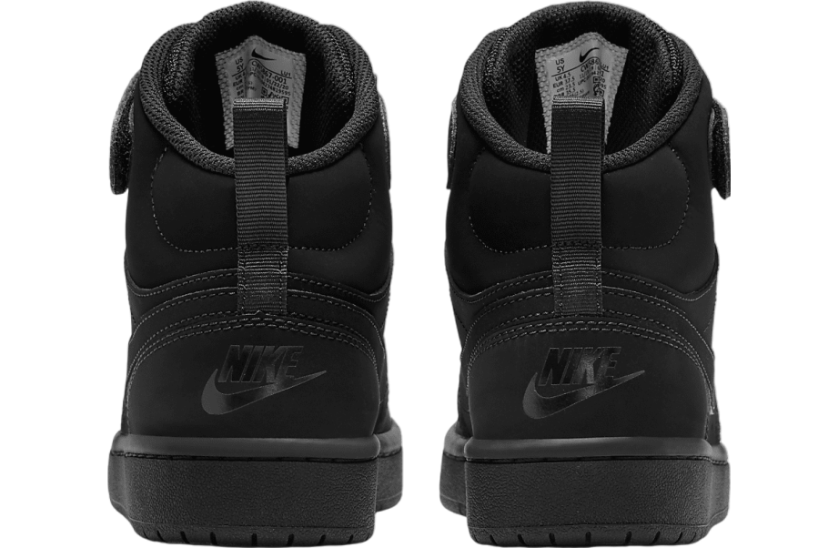 Nike Court Borough Mid 2 GS Triple Black