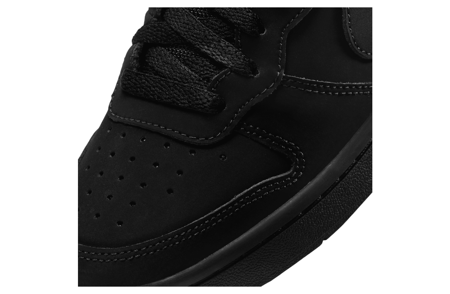 Nike Court Borough Mid 2 GS Triple Black