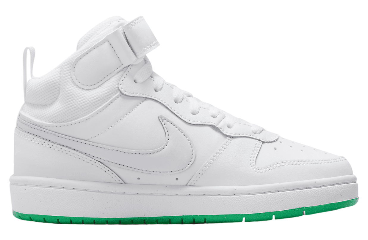 Nike Court Borough Mid 2 GS White / Stadium Green