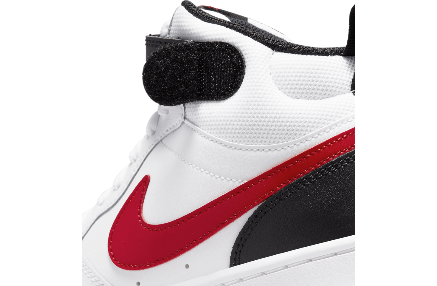 Nike Court Borough Mid 2 GS White / University Red