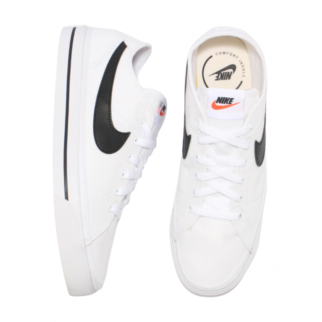 Nike Court Legacy Canvas White Black