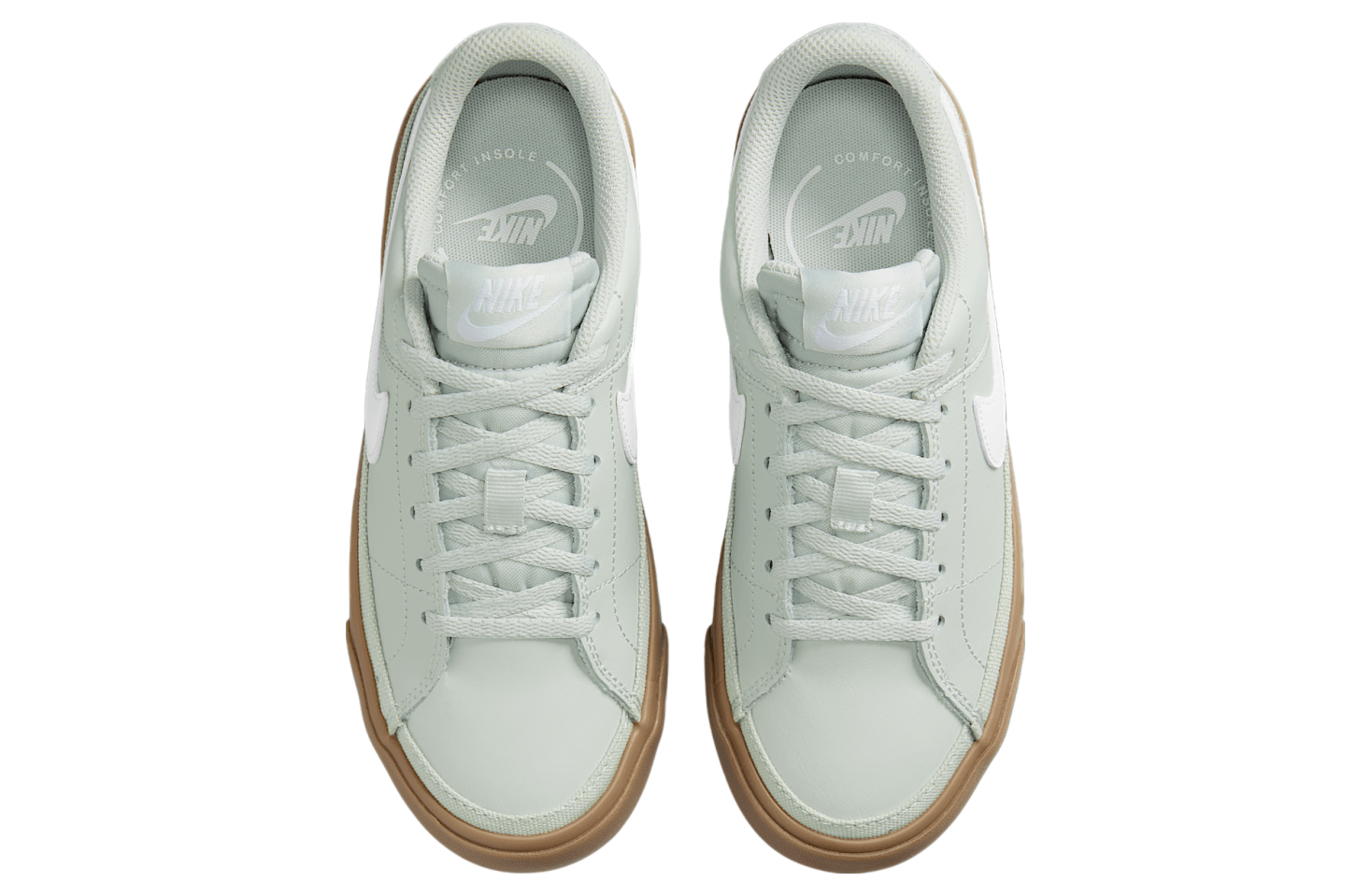 Nike Court Legacy Gs Light Silver / Gum Dark Brown