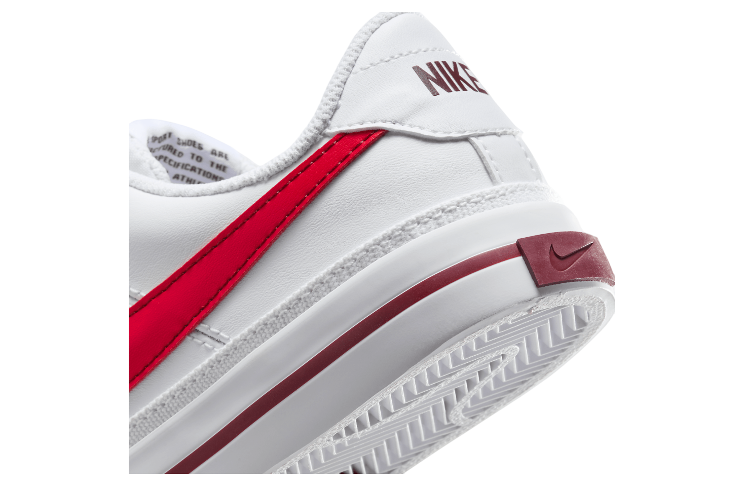 Nike Court Legacy GS White / Bright Crimson