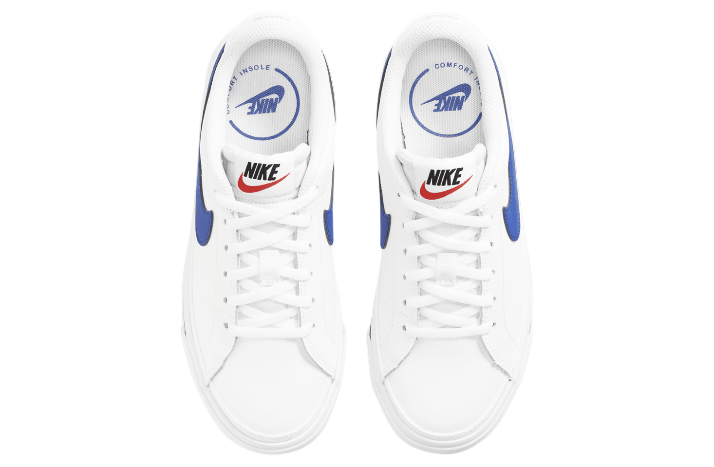 Nike Court Legacy GS White Game Royal