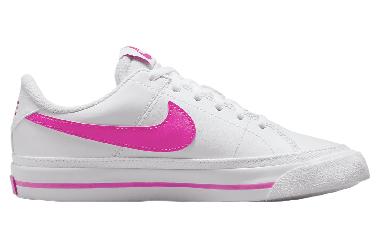 Nike Court Legacy GS White / Laser Fuchsia