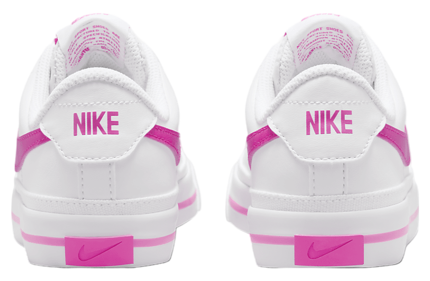 Nike Court Legacy GS White / Laser Fuchsia