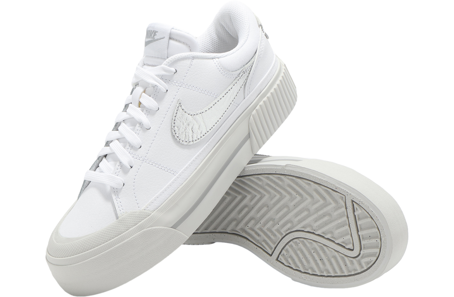 Nike Court Legacy Lift WMNS White / Metallic Silver - Feb