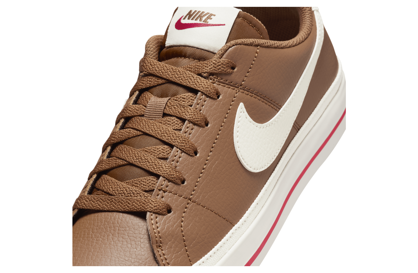 Nike Court Legacy Next Nature WMNS Light British Tan / Fire Red