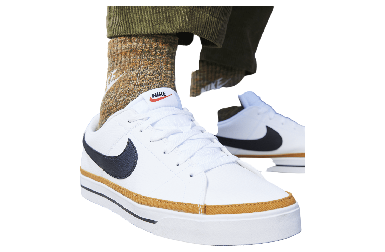 Nike Court Legacy White / Desert Ochre