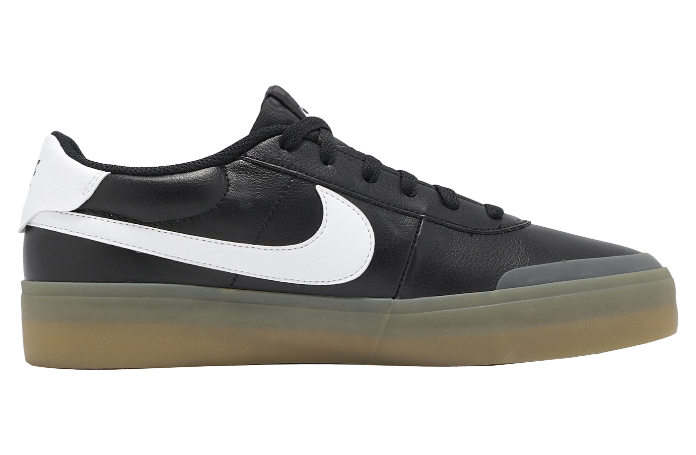 Nike Court Shot Black / White / Gum Light Brown