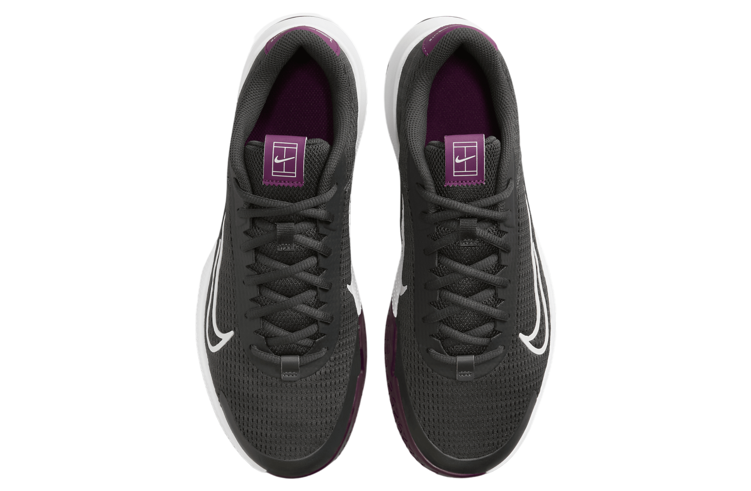 Nike Court Vapor Lite 2 Dark Smoke Grey / Sangria