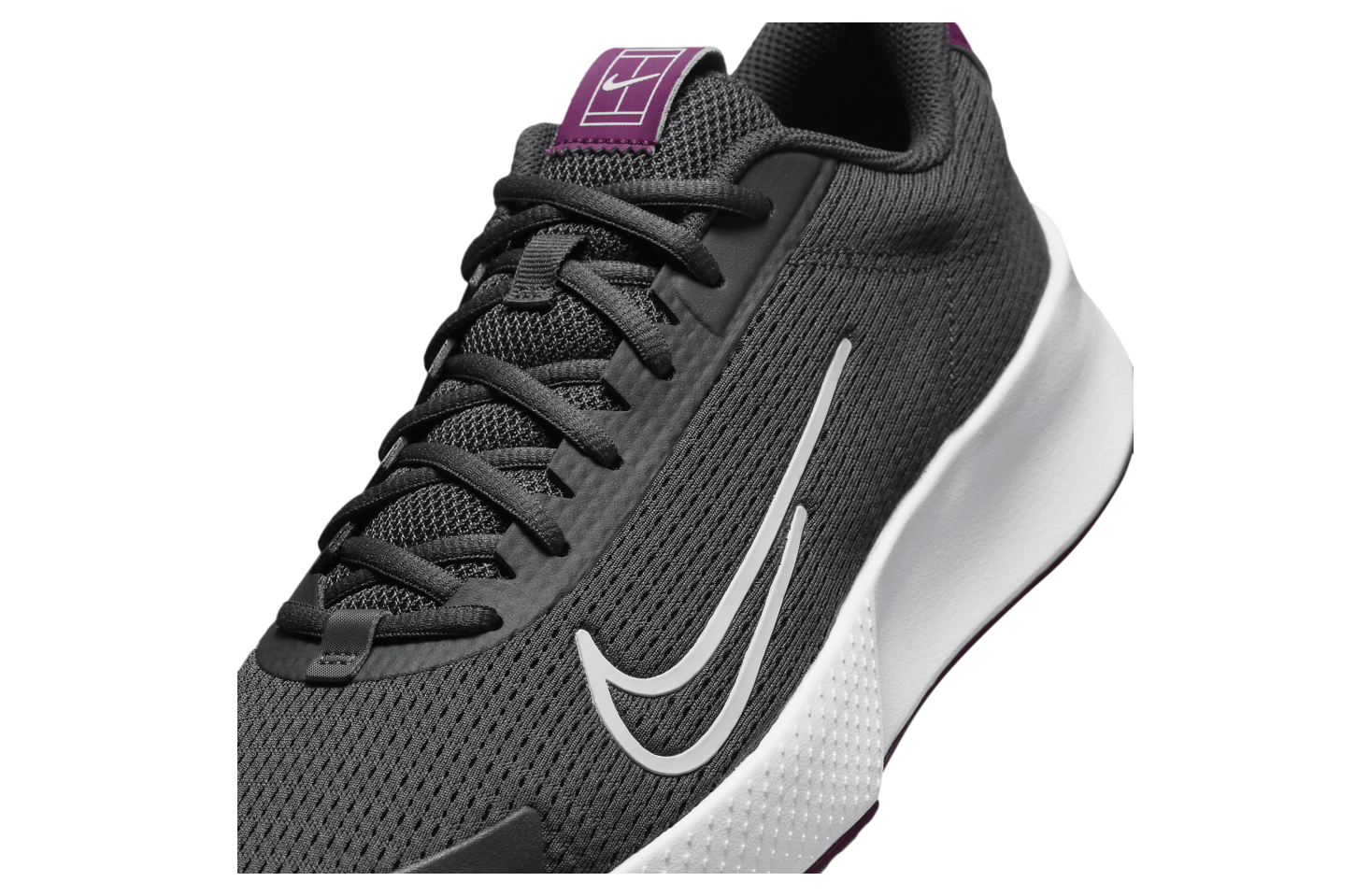 Nike Court Vapor Lite 2 Dark Smoke Grey / Sangria