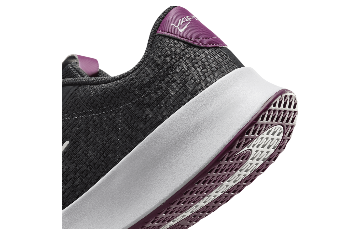 Nike Court Vapor Lite 2 Dark Smoke Grey / Sangria