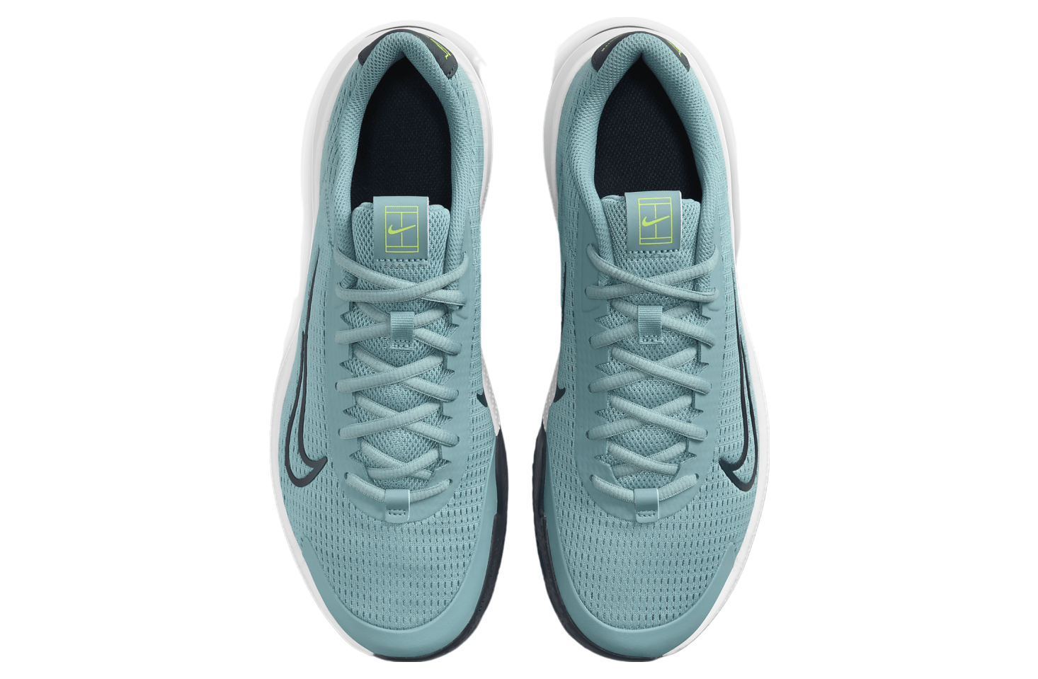 Nike Court Vapor Lite 2 Denim Turquoise / Volt (Clay Court)