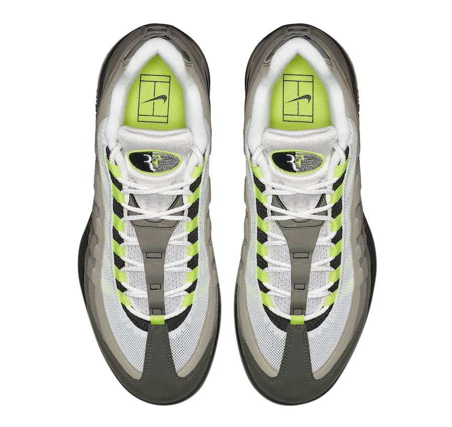 Nike Court Vapor RF x Air Max 95 Neon