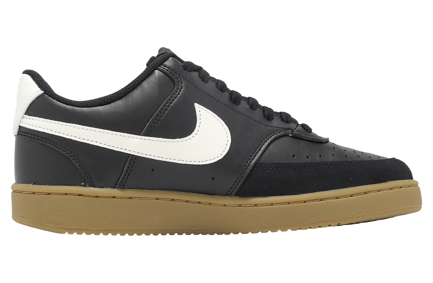 Nike Court Vision LO Black / Gum Light Brown