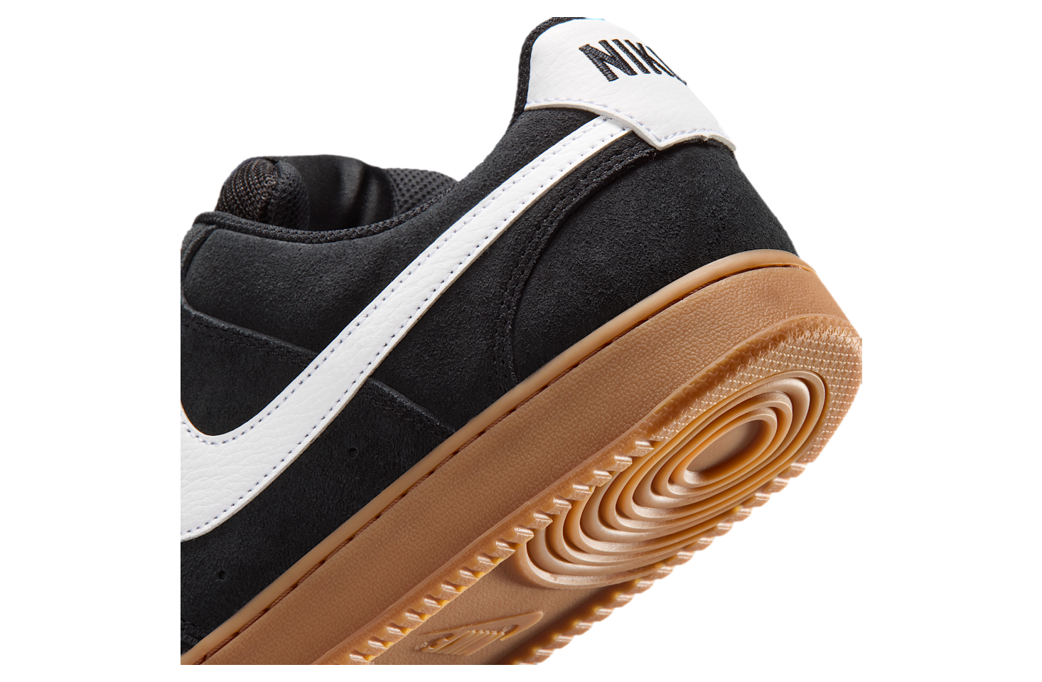 Nike Court Vision Low Black / Gum Medium Brown