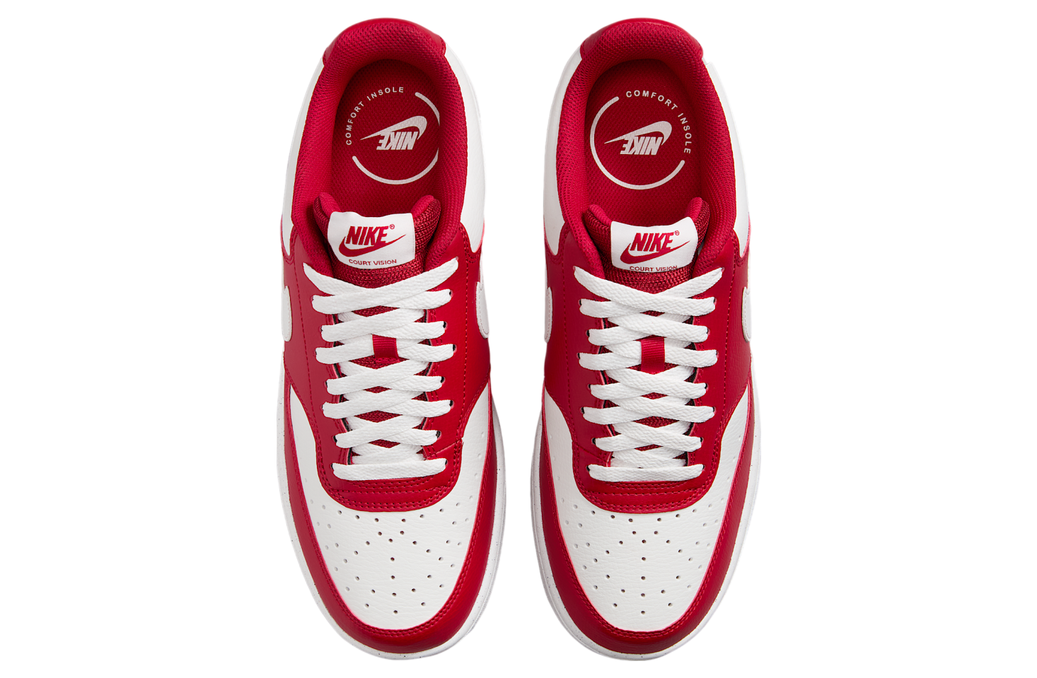 Nike Court Vision Low Gym Red / Summit White