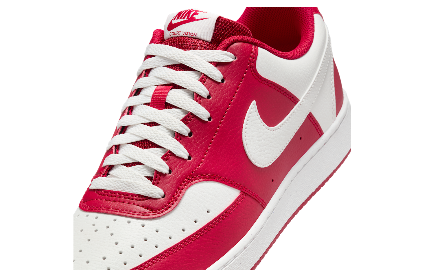 Nike Court Vision Low Gym Red / Summit White