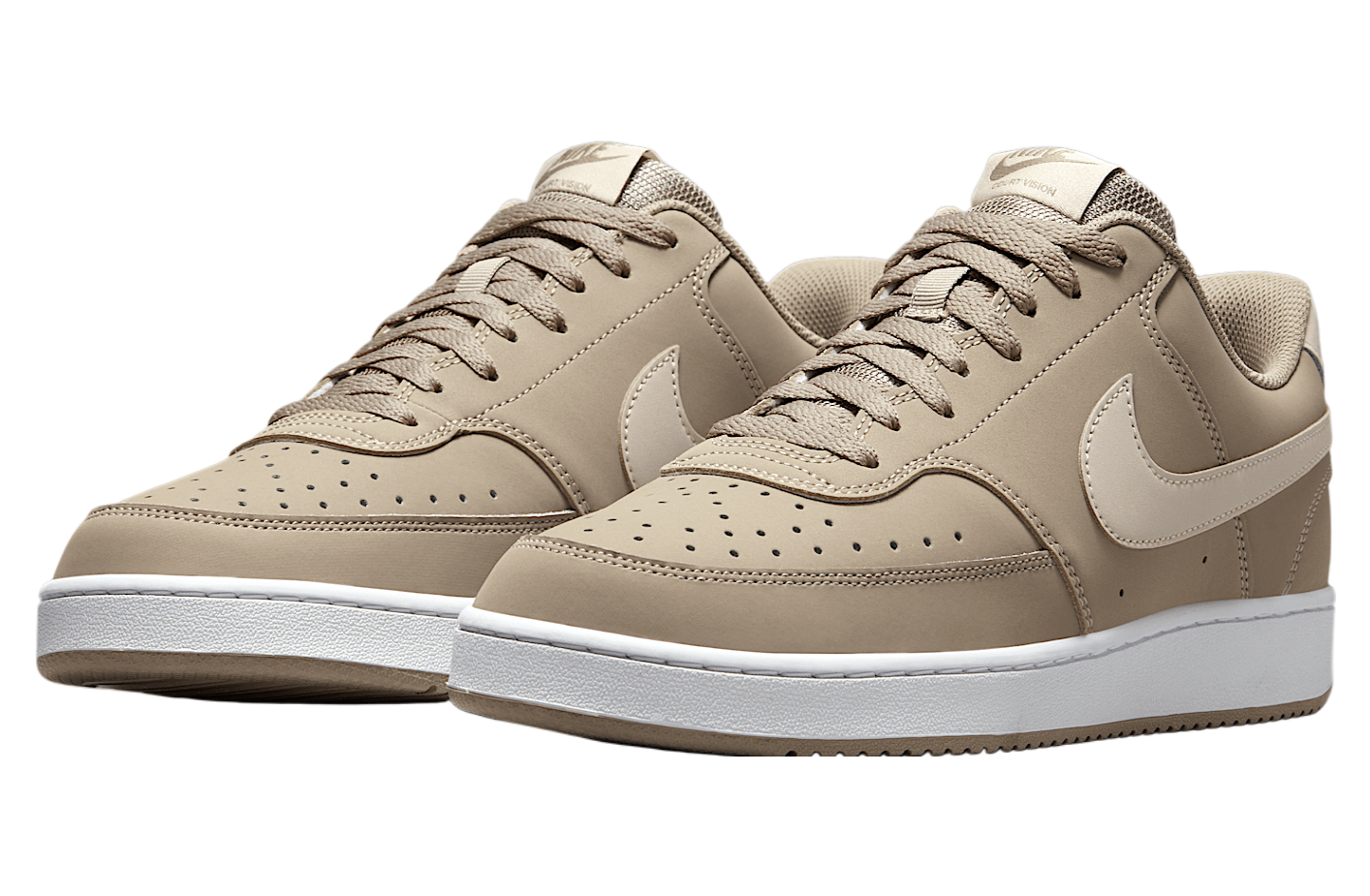 Nike Court Vision Low Khaki / White